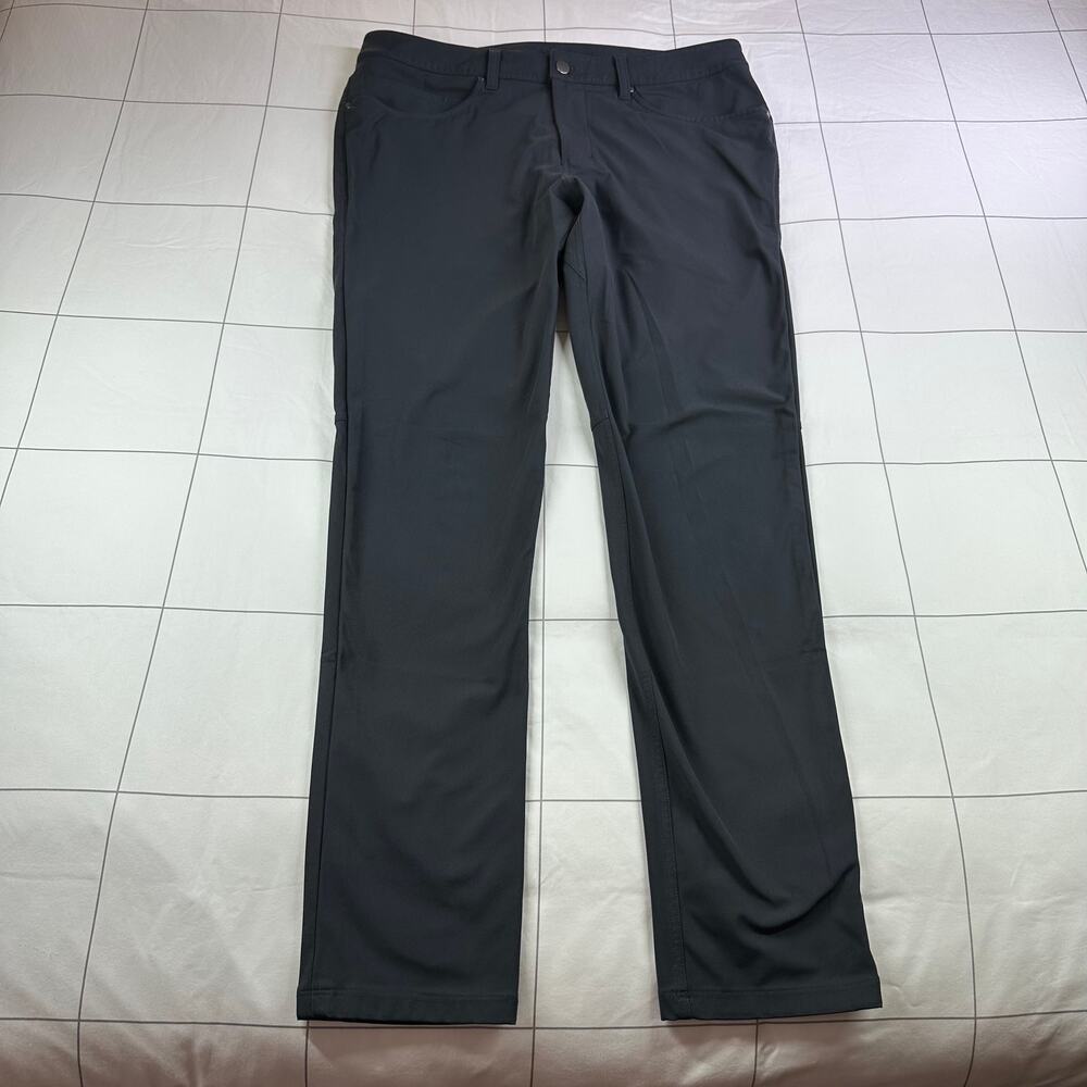 Lululemon Pants Mens 33 Gray ABC Slim Warpstreme Golf Work Casual Professional